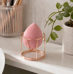 Cozy Haven Rose-Gold Makeup Sponge Holder product photo 3