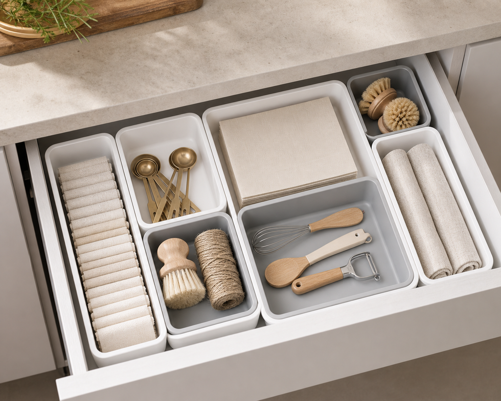 Cozy Haven Modular Stackable Drawer Organizer Set lifestyle image 1