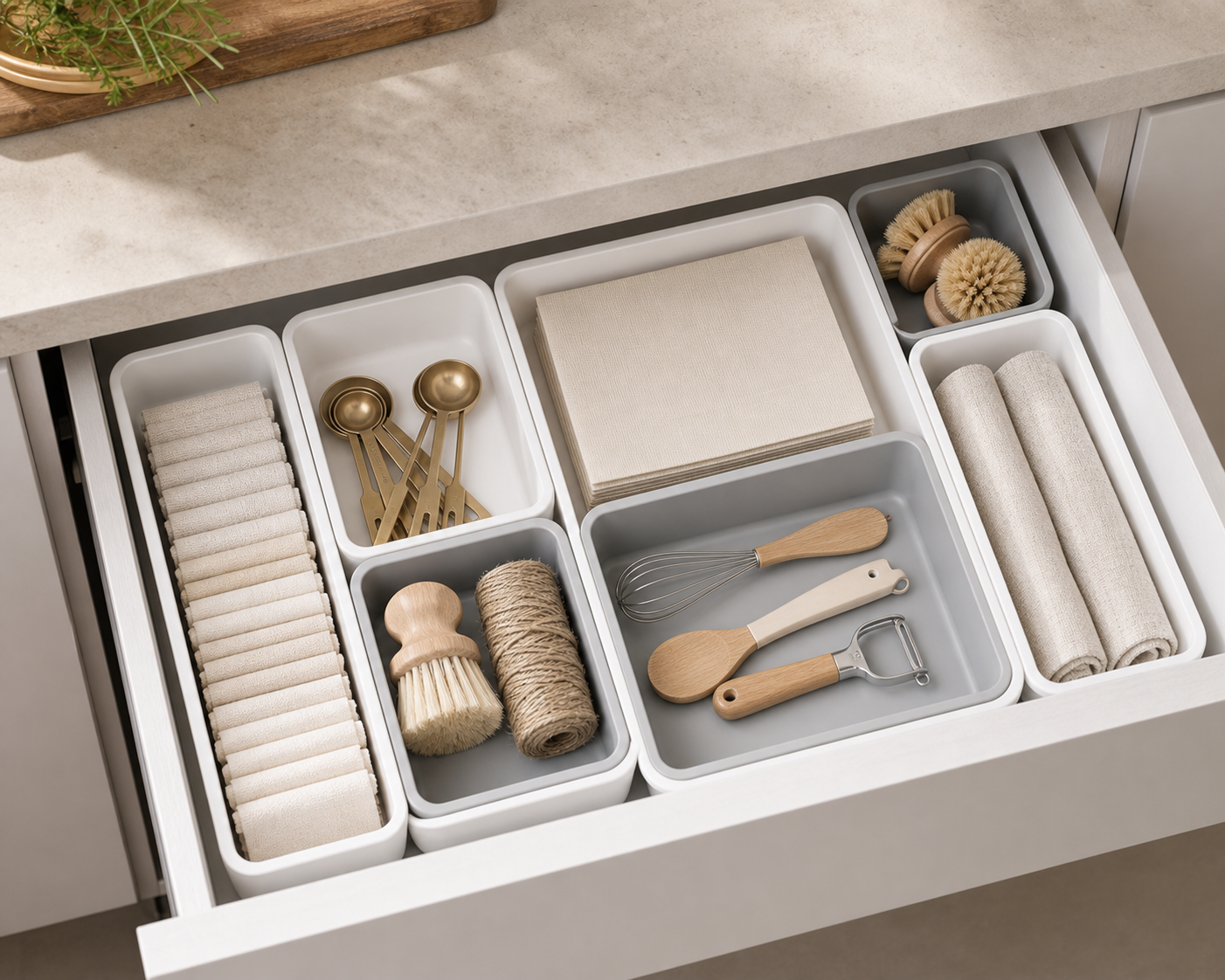 Cozy Haven Modular Stackable Drawer Organizer Set lifestyle image 1