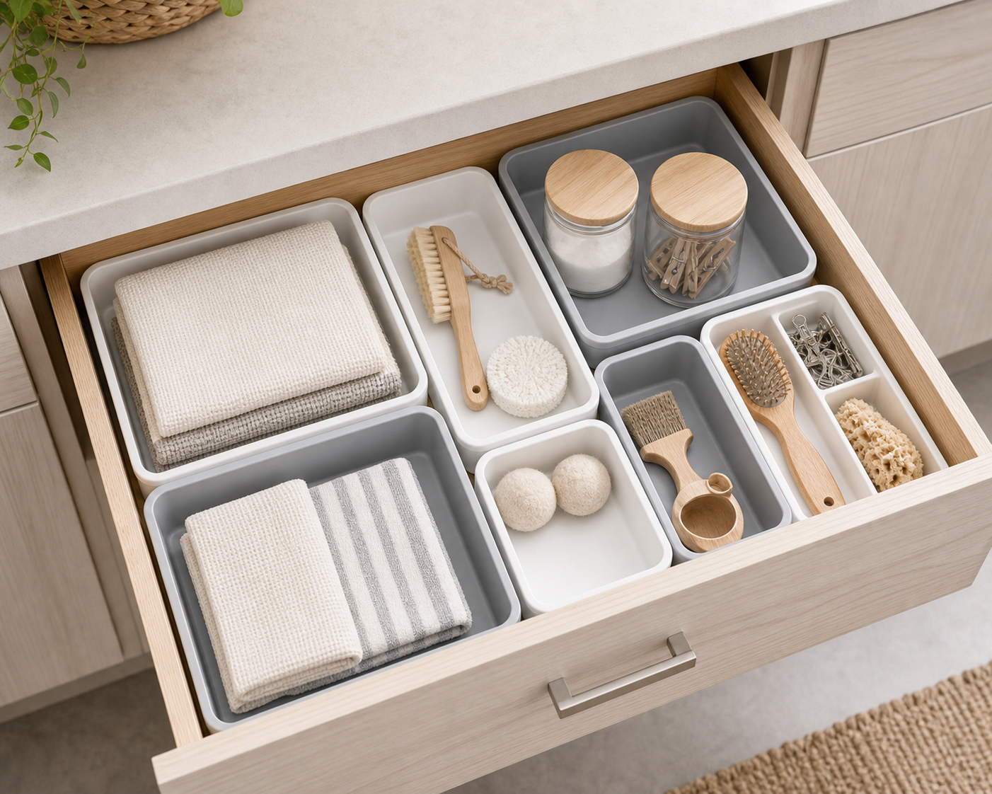 Cozy Haven Modular Stackable Drawer Organizer Set lifestyle image 3