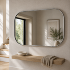 Cozy Haven Silver Wall Mirror Collection styled wall decor view 2