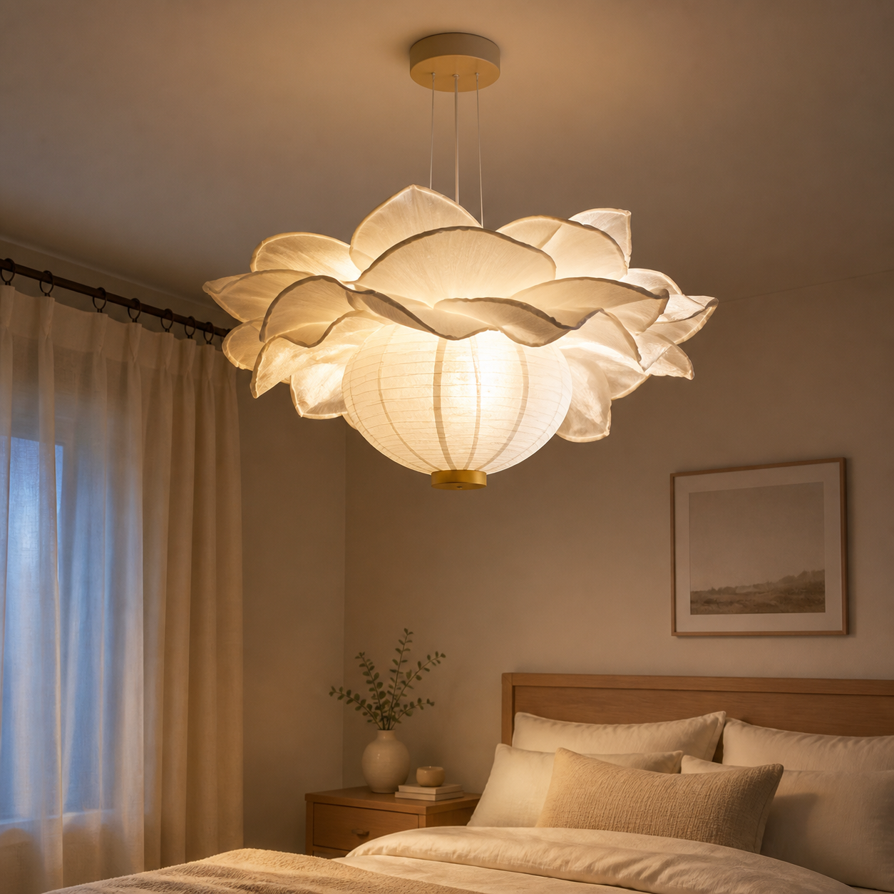 Cozy Haven Cloud Paper Lantern Ceiling Shade - Default