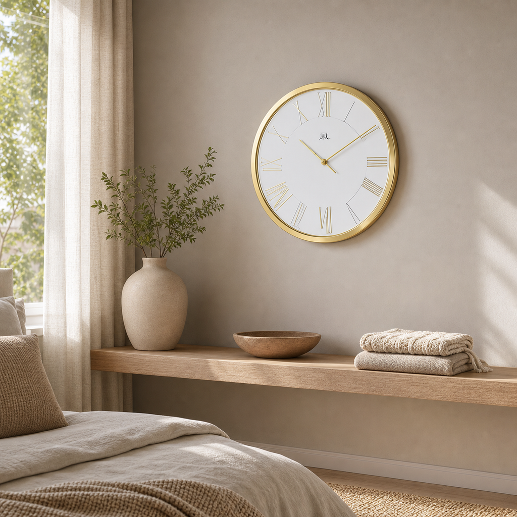 Cozy Haven Silent Decorative Wall Clock lifestyle image 5