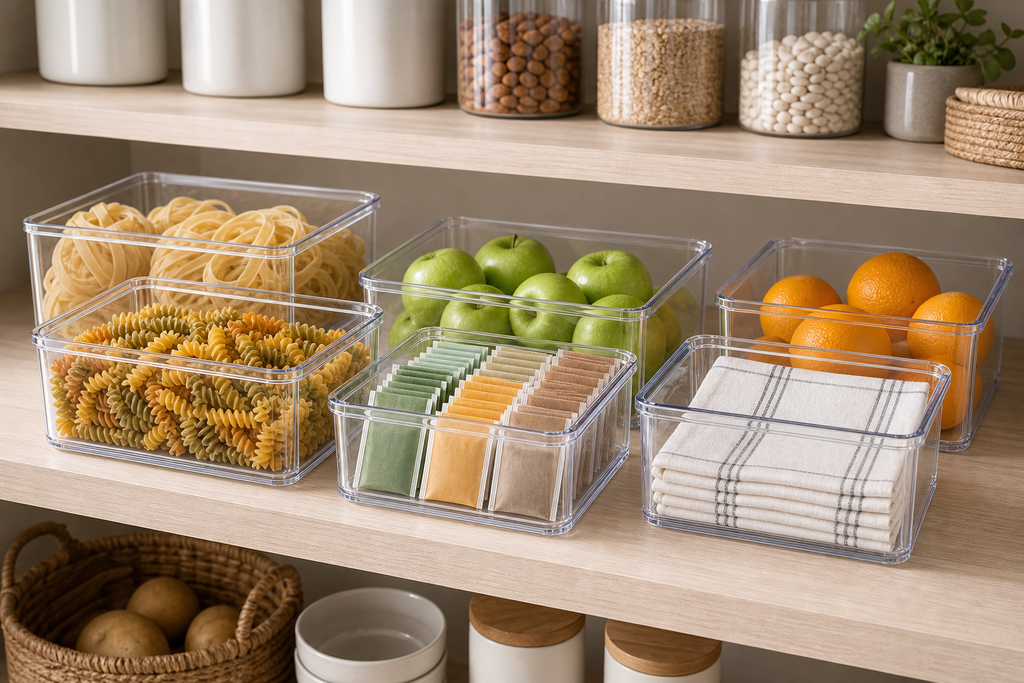 Cozy Haven Clear Pantry Bin - Cozy Haven product photo