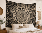 Cozy Haven Boho Mandala Tapestry Wall Hanging - Multi-Size
