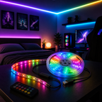 Cozy Haven RGB LED Strip Lights styled lighting view 14 for IR / 24-Key Remote / 15 m