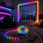 Cozy Haven RGB LED Strip Lights styled lighting view 15 for IR / 24-Key Remote / 20 m