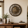 Cozy Haven Retro Decorative Wall Clock - retro decorative wall clock style A lifestyle