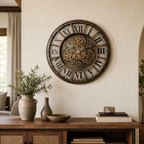 Cozy Haven Retro Decorative Wall Clock - 45 cm