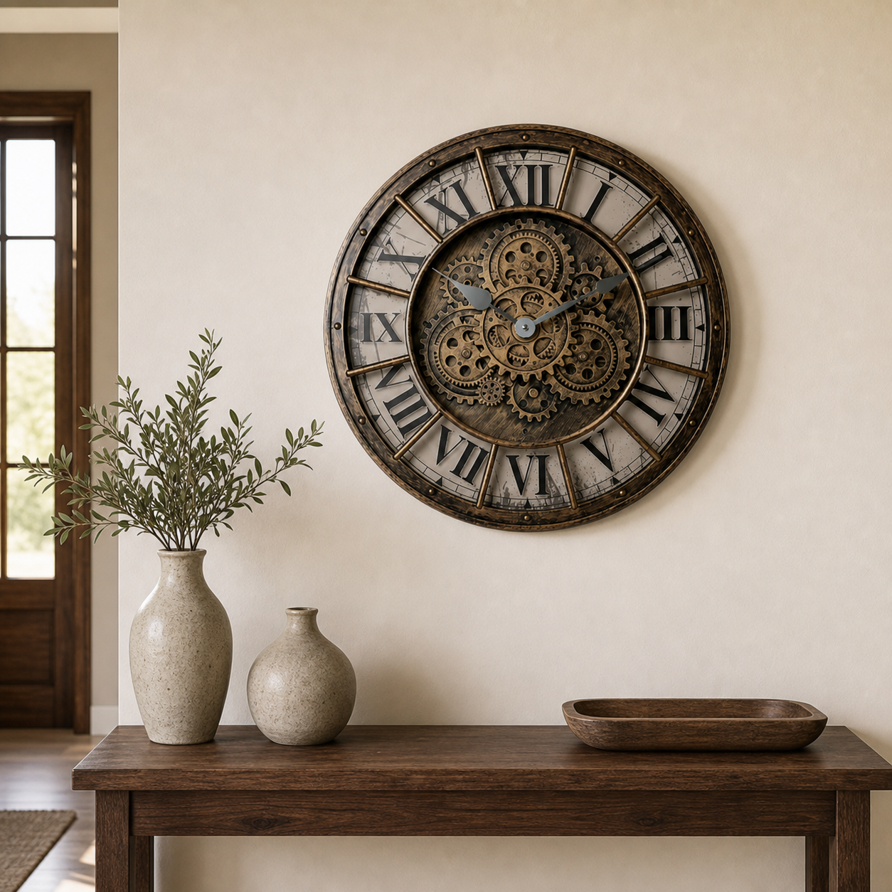 Cozy Haven Retro Decorative Wall Clock - retro decorative wall clock style A product view