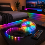 Cozy Haven RGB LED Strip Lights styled lighting view 16 for IR / 44-Key Remote / 20 m