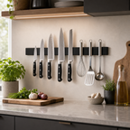 Cozy Haven Magnetic Knife Holder Strip - Wall Mount Kitchen Storage Organizer