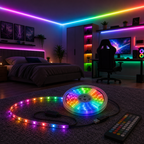 Cozy Haven RGB LED Strip Lights styled lighting view 17 for IR / 44-Key Remote / 30 m