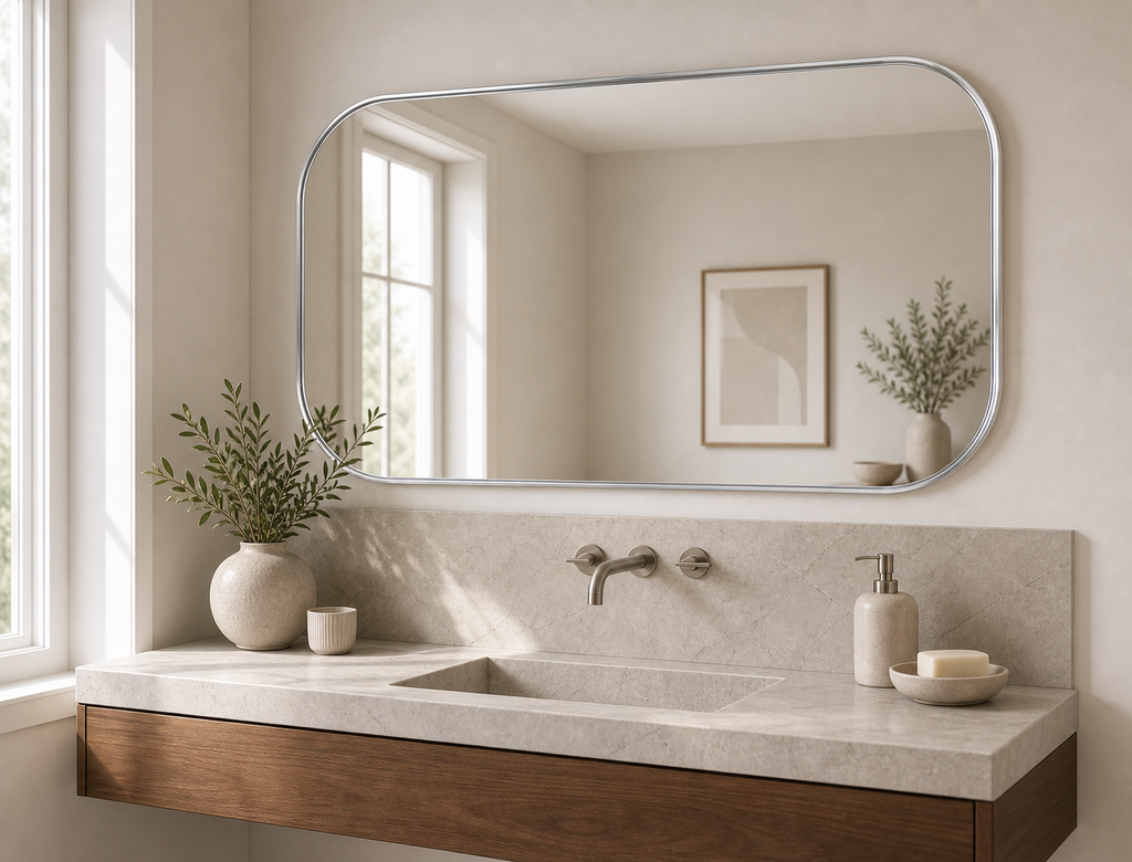Cozy Haven Silver Wall Mirror Collection lifestyle image 6