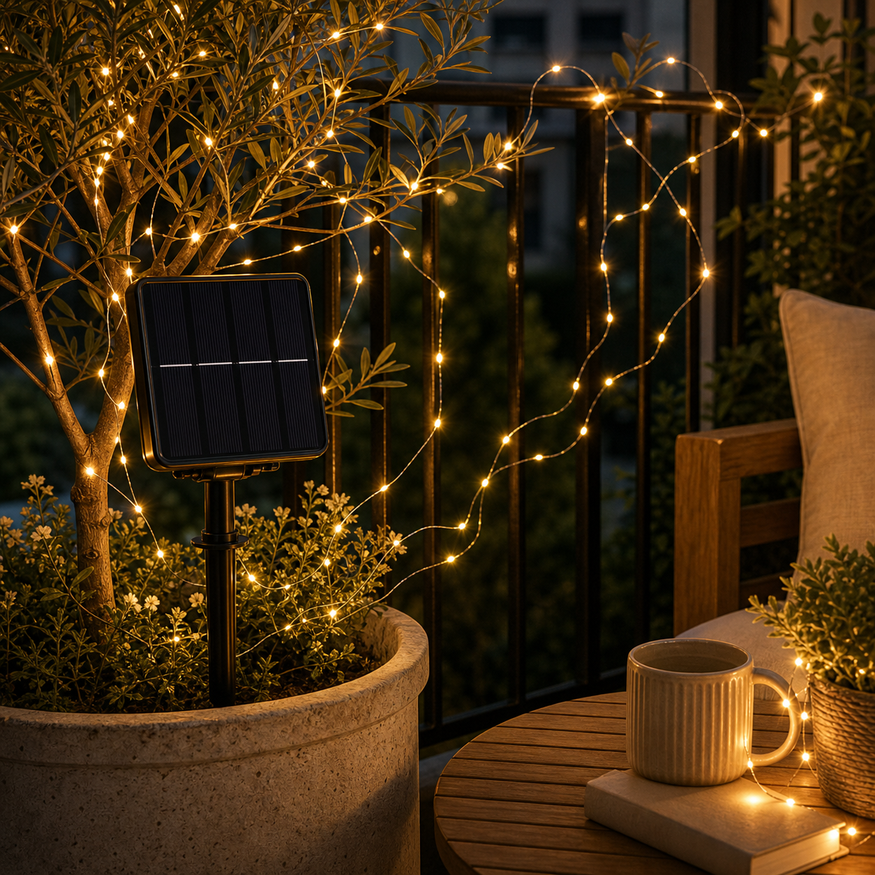 Cozy Haven Fairy Solar String Lights lifestyle image 6