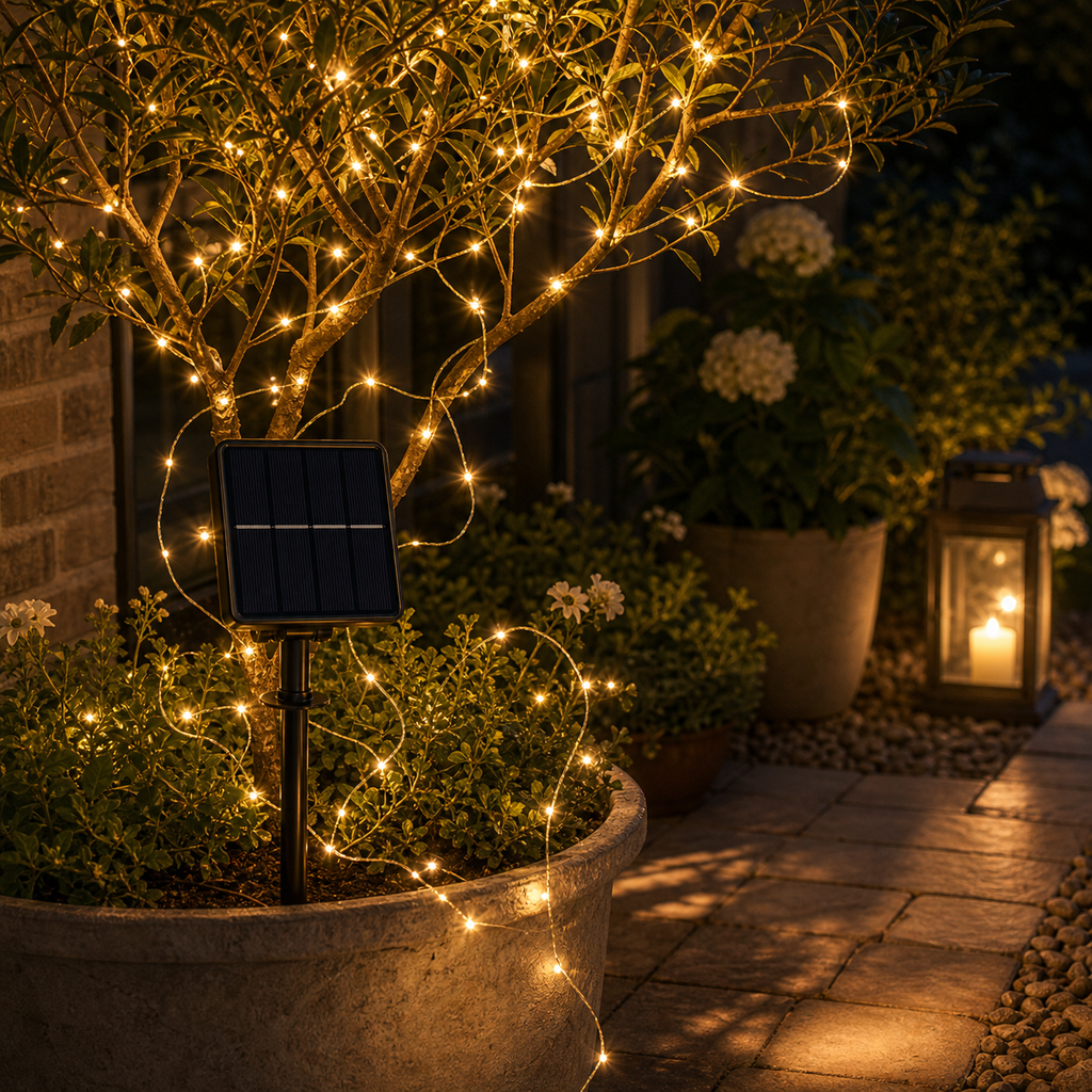 Cozy Haven Fairy Solar String Lights lifestyle image 7