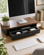 Cozy Haven Adjustable Drawer Monitor Riser Shelf