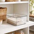 Cozy Haven Clear Pantry Bin - Transparent-1pcs - Cozy Haven product photo