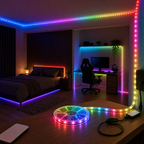 Cozy Haven RGB LED Strip Lights styled lighting view 22 for IR / 44-Key Remote / 15 m