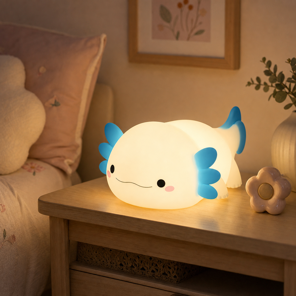 Cozy Haven Fish Silicone Nursery Night Light lifestyle image 3