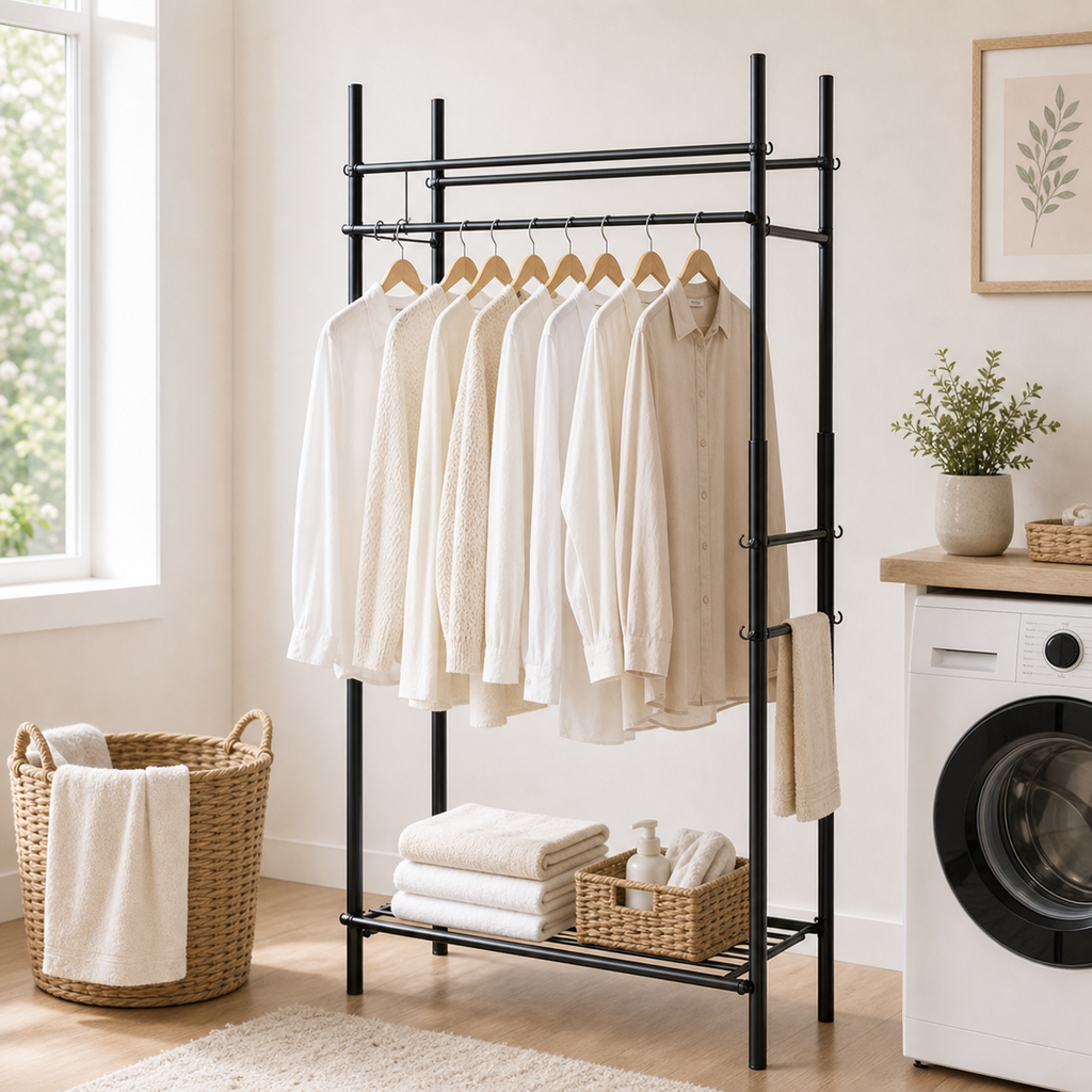 Cozy Haven Floor Standing Foldable Drying Rack lifestyle image 6