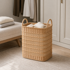 Cozy Haven Slim Laundry Basket Hamper with Removable Bag organized storage view 3