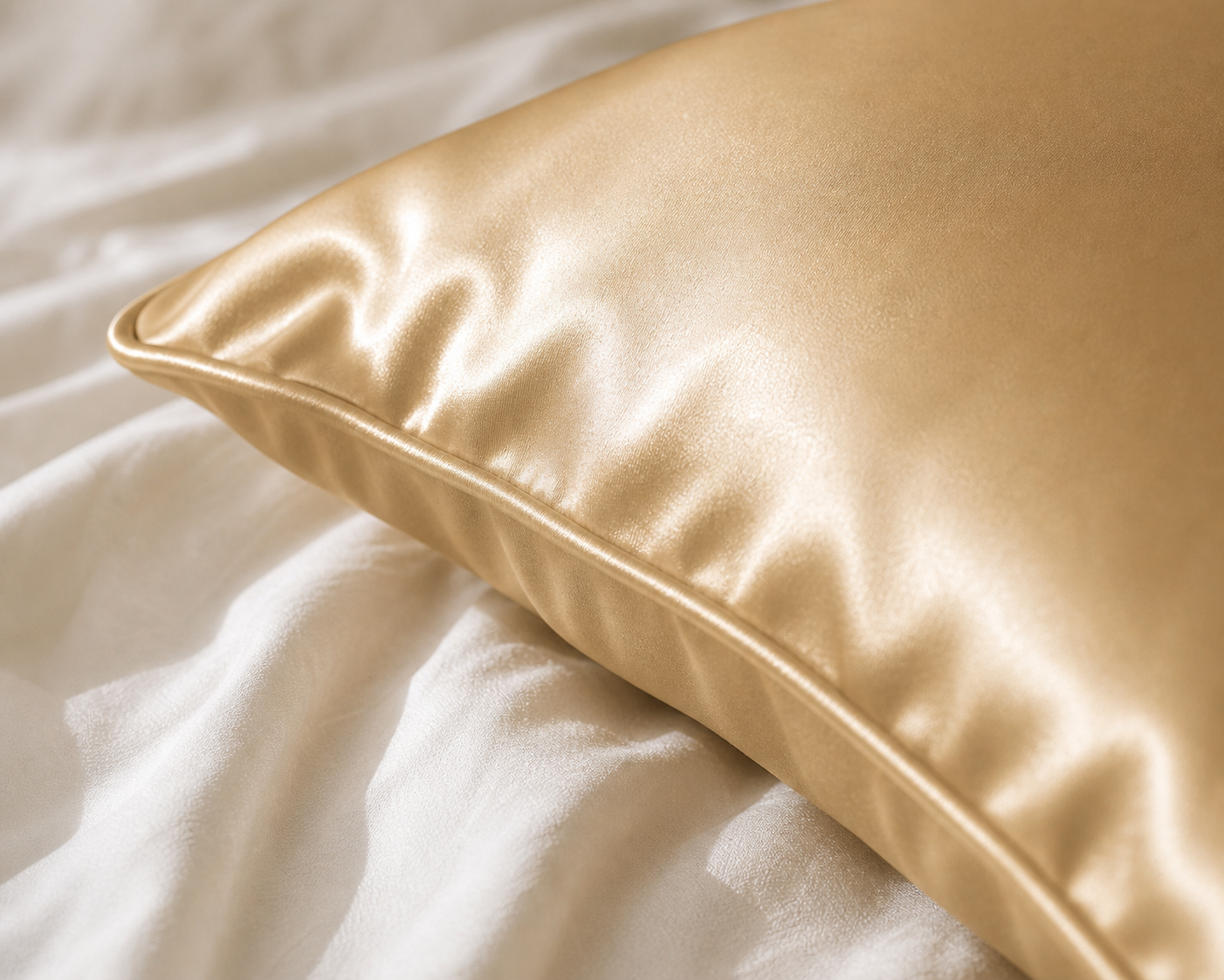 Cozy Haven % Satin Silk-Like Pillowcase Cover Solid Smooth Cushi - Cozy Haven lifestyle image