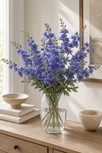 Cozy Haven Artificial Delphinium Grass Artificial Flower Branch - Cozy Haven lifestyle image