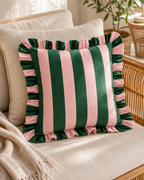 Cozy Haven Buynow Striped Lace Velvet Pillowcase 18X18Inch Pillo - Cozy Haven lifestyle image