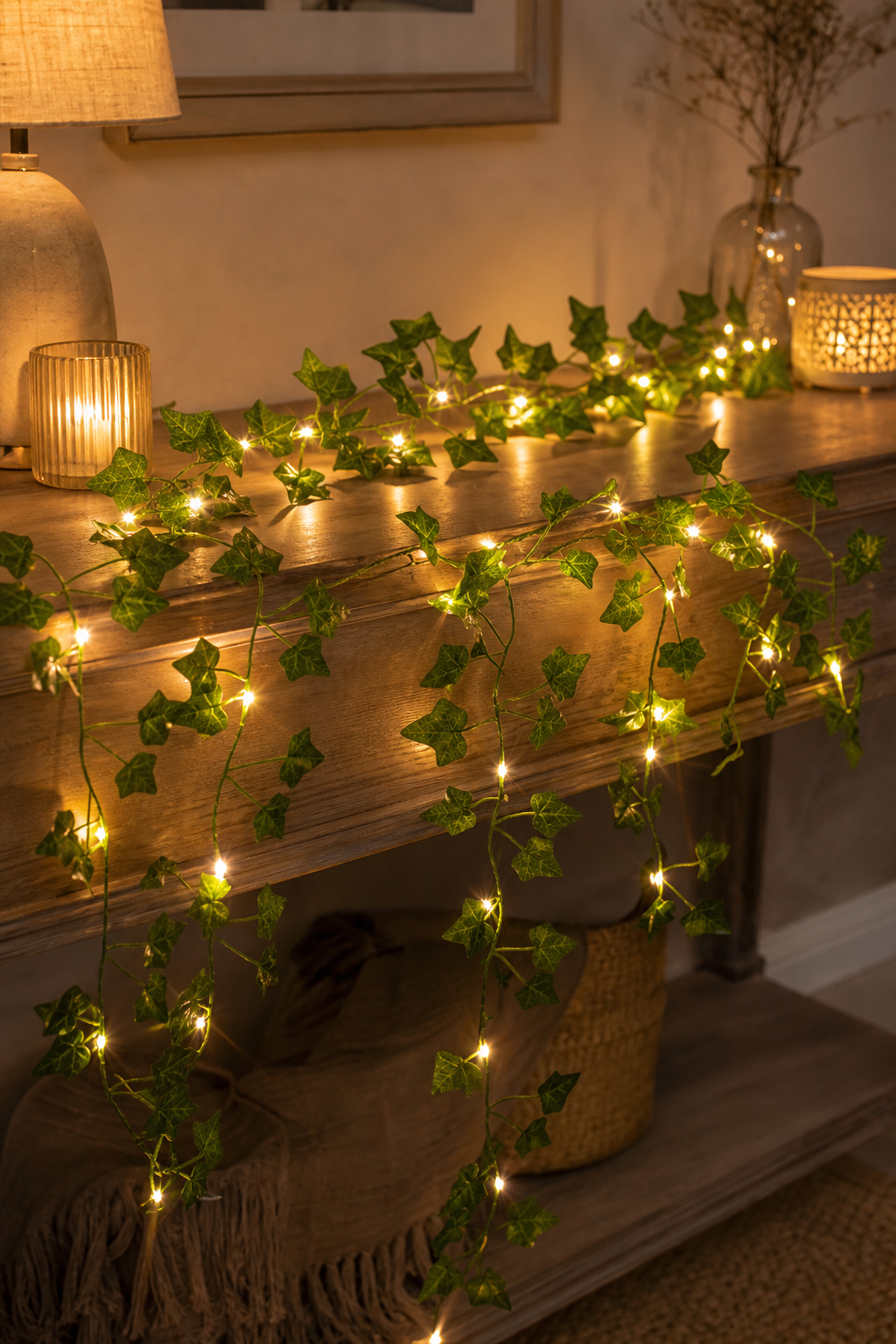Artificial Ivy Vine with LED Lights