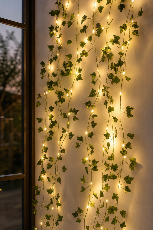 Cozy Haven Artificial Ivy Vine with LED Lights - view 1