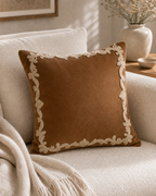 Cozy Haven Cm Light Throw Pillow Cover Brown French - Cozy Haven lifestyle image