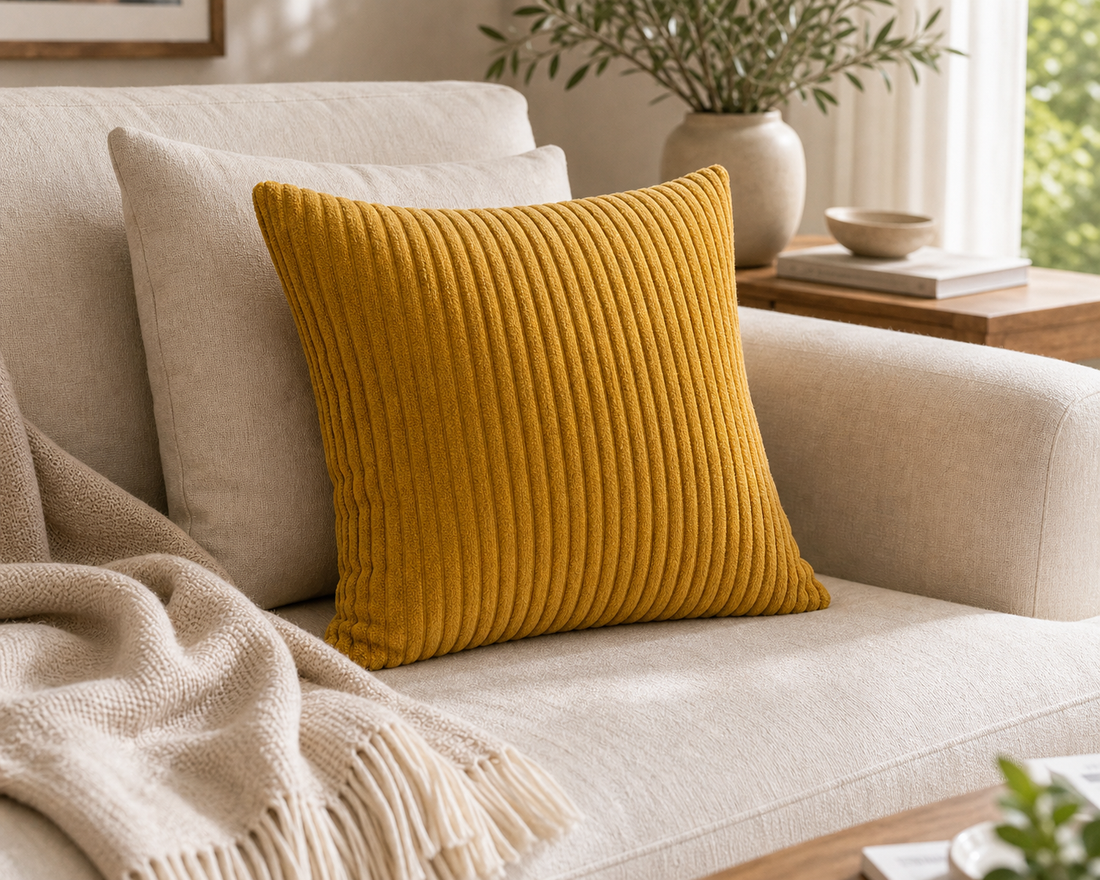 Corduroy Pillow Cover - 50 x 50 cm