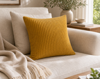 Cozy Haven Corduroy Pillow Cover 50X50Cm Soft Plush Flann - Cozy Haven lifestyle image