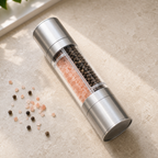 Cozy Haven Salt And Pepper Grinder 2 In 1 Manual Stainless - Cozy Haven lifestyle image
