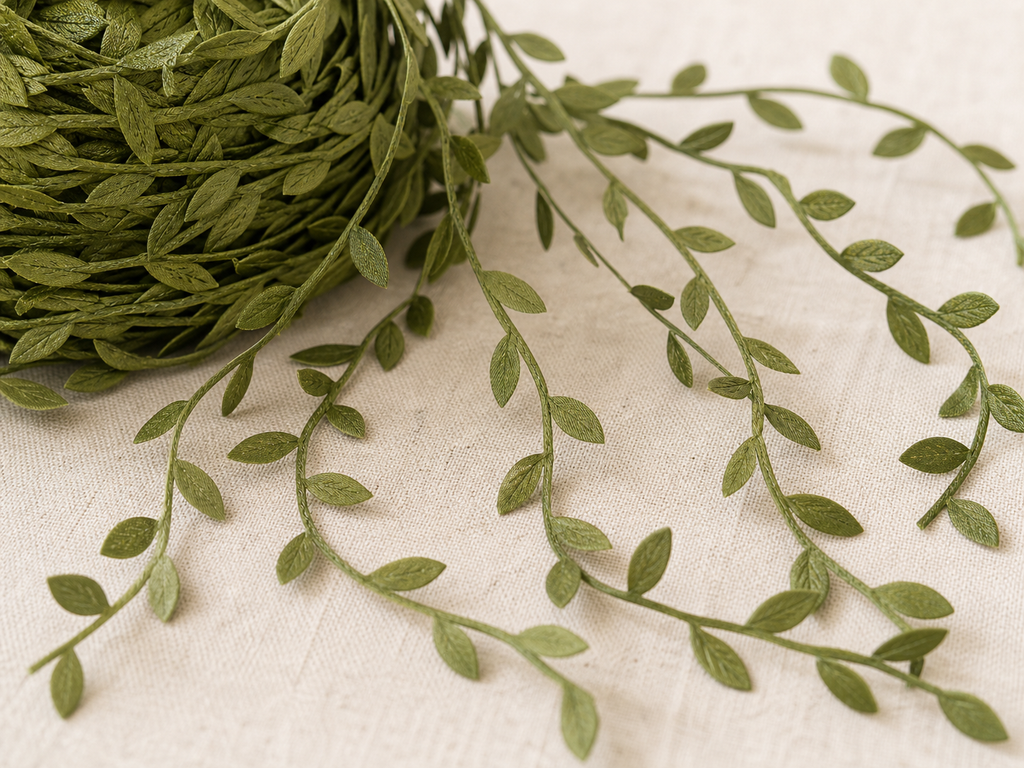 Cozy Haven Meter Silk Leaf-Shaped Handmake Artificial Green Leav - Cozy Haven lifestyle image