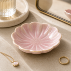 Cozy Haven Lotus Leaf Shape Jewelry Tray Ceramic Organizer Neckl - Cozy Haven lifestyle image