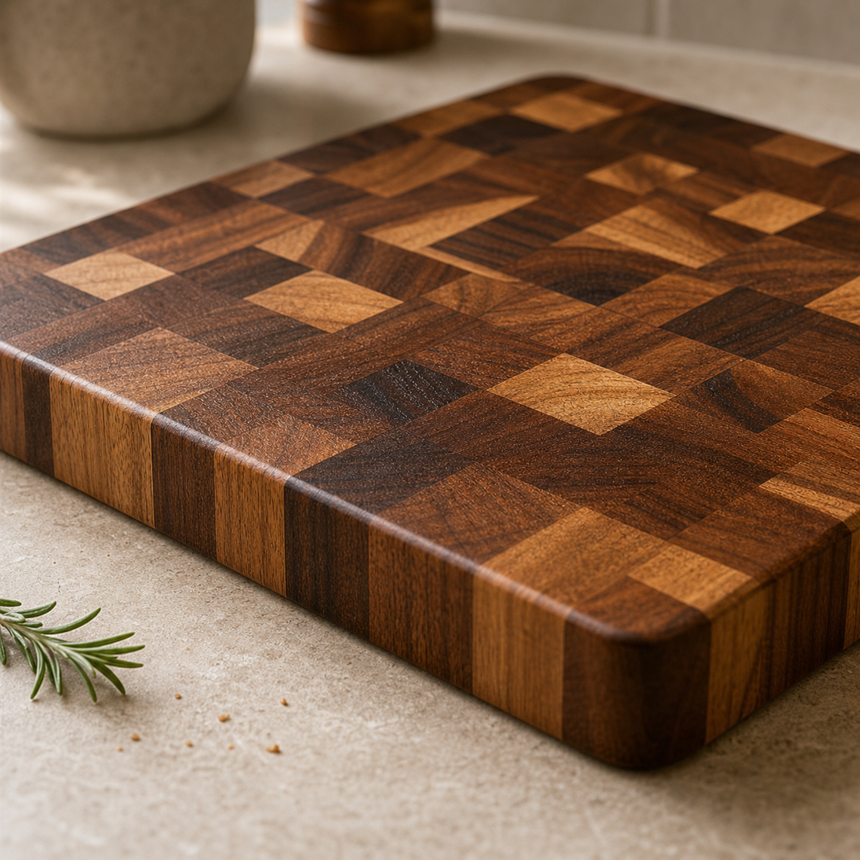 Cozy Haven Thicken Acacia Wooden Cutting Board Kitchen Double-Si - Cozy Haven lifestyle image