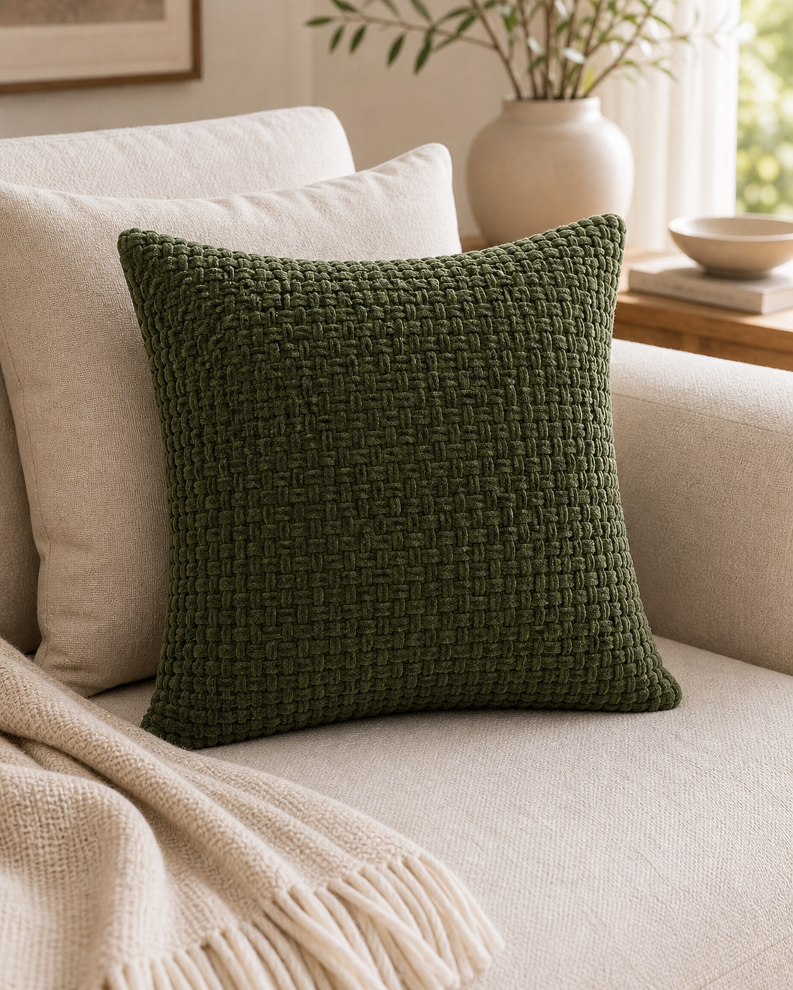 Cozy Haven Cordury Pillow Covers - Modern Decorative Cushion Cas product detail