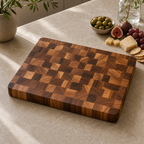 Cozy Haven Thicken Acacia Wooden Cutting Board Non-Slip Solid Wo - Cozy Haven lifestyle image