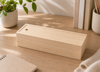 Cozy Haven Pine Pull Box Sliding Cover Wooden Storage Box - Cozy Haven lifestyle image