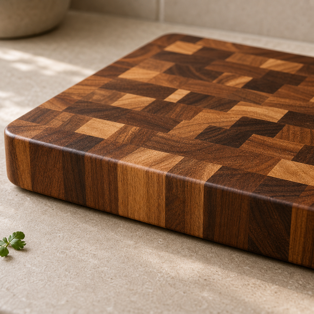 Cozy Haven Thicken Acacia Wooden Cutting Board Non-Slip Solid Wo - Cozy Haven lifestyle image