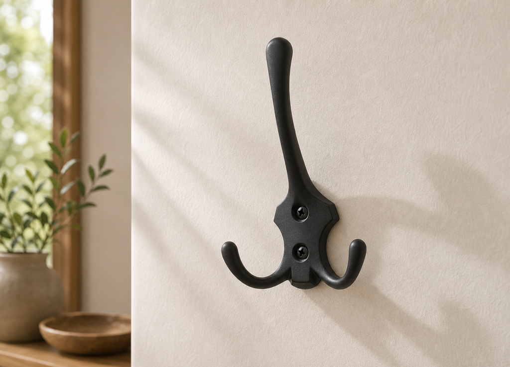 Cozy Haven Hook Rack Coat Hook Zinc Alloy Triangular Hooks Rack - Cozy Haven lifestyle image