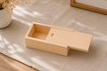 Cozy Haven Solid Natural Wood Unfinished Storage Box With Slidin - Cozy Haven lifestyle image