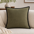 Cozy Haven French Medieval Style Pillowcase Black Border Retro G - Cozy Haven lifestyle image