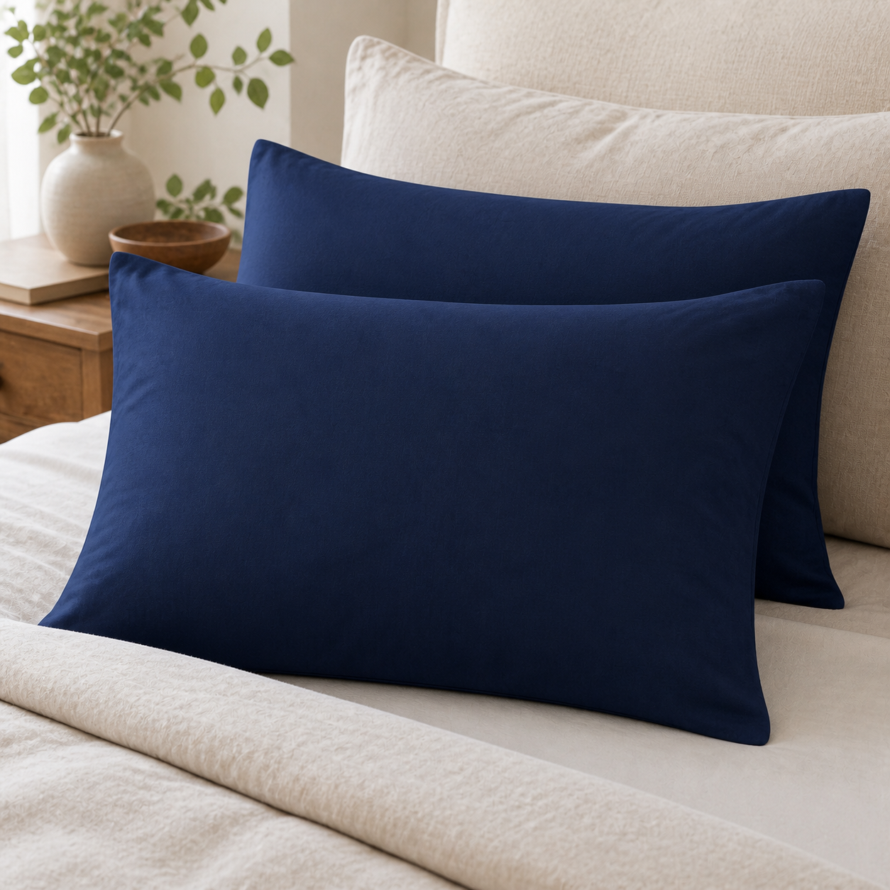 Cozy Haven Pieces Sets 100% Brushed Fabric Pillowcases Pillow Co - Cozy Haven lifestyle image