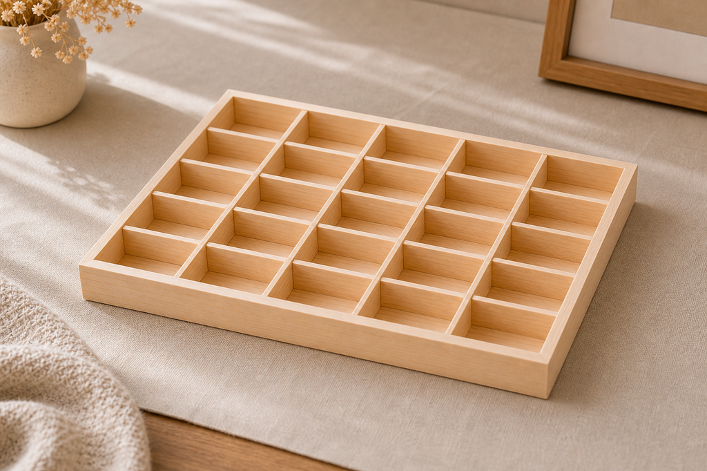 Cozy Haven Wooden Jewelry Display Stackable Exquisite Jewellery - Cozy Haven lifestyle image