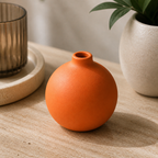 Cozy Haven Nordic Solid-Color Ceramic Bud Vase - Cozy Haven lifestyle image