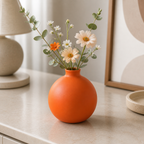 Cozy Haven Nordic Solid-Color Ceramic Bud Vase - Cozy Haven lifestyle image