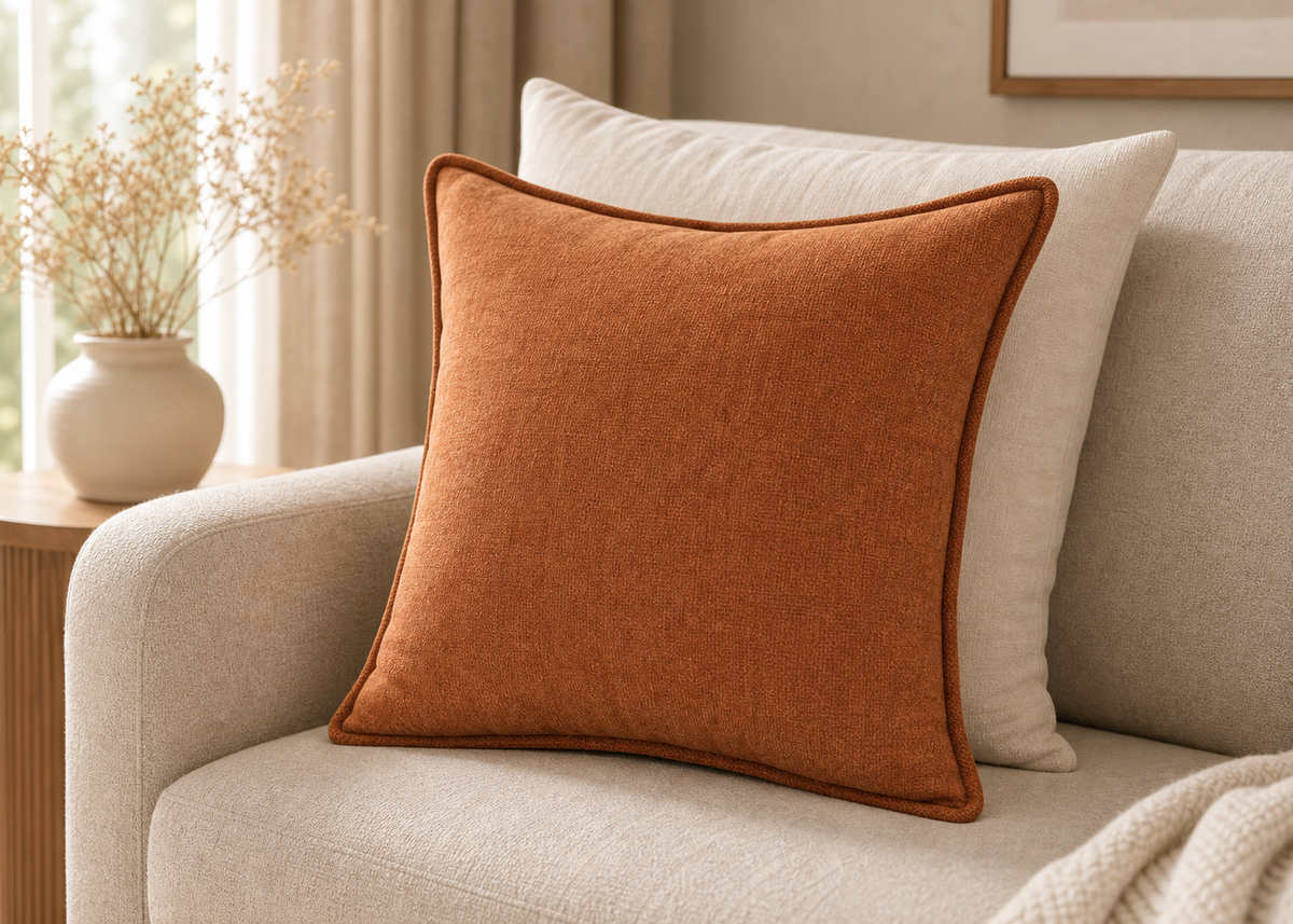 Cozy Haven Retro Soft Chenille Throw Pillow Covers With Elegant product detail
